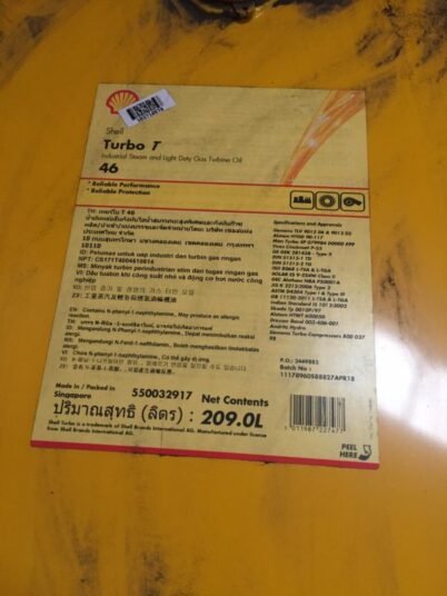 Shell Turbo T-46 ( 1 Drum @209L )